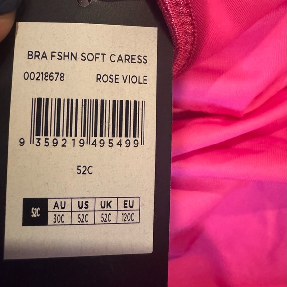NWT New Avenue Soft Caress Wireless Bra 52C Pink Comfortable New Fast Shipping - Picture 4 of 10